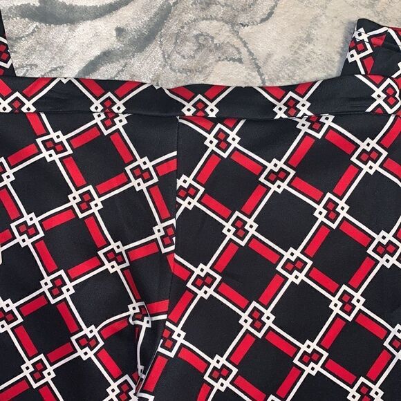 BRISE & BLUE pull-on red, white & blue leggings Small NWT - Picture 6 of 10